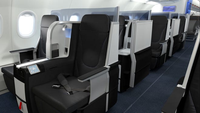 JetBlue's new lie-flat seats will make their debut next year on cross-country non-stop flights.