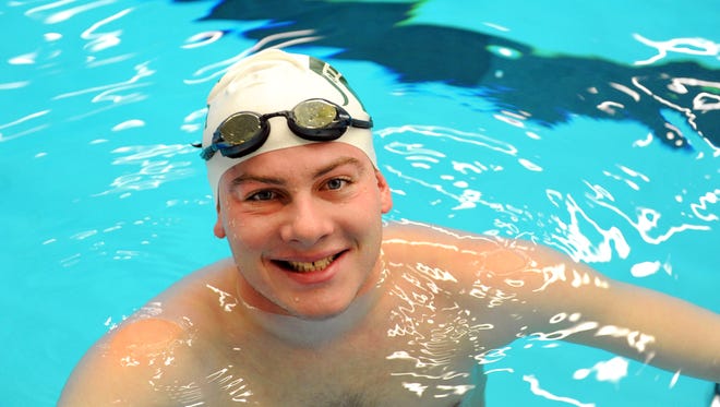 Michigan State University swimmer David Zoltowski will student at Cambridge in England next year.