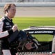 Brad Keselowski gets ready for the start of the NASCAR Cup Series road-course auto race at Daytona International Speedway, Sunday, Feb. 21, 2021, in Daytona Beach, Fla. (AP Photo/John Raoux)