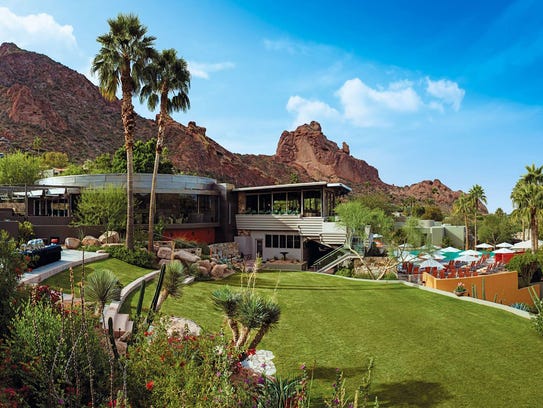 Sanctuary Camelback Mountain Resort and Spa sits at