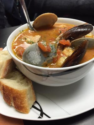 A bowl of cioppino from George & Sons' Seafood Market in Hockessin.