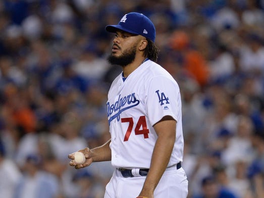 Game 2 at Dodger Stadium: Closer Kenley Jansen reacts