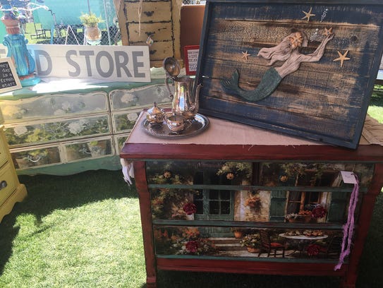 Over 100 vendors sell unique vintage, recycled and