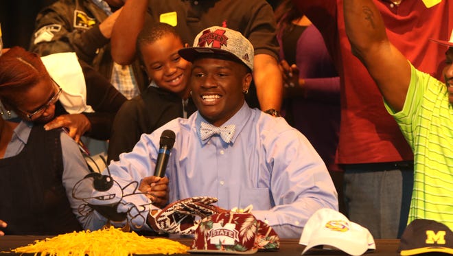 Starkville linebacker Willie Gay announced for Mississippi State on Wednesday during national signing day festivities.