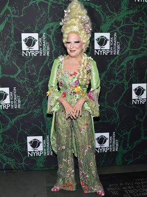 Bette Midler hosted her annual "Hulaween" costume party