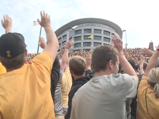 Poem For The New Iowa Football Tradition The Children S Hospital Wave