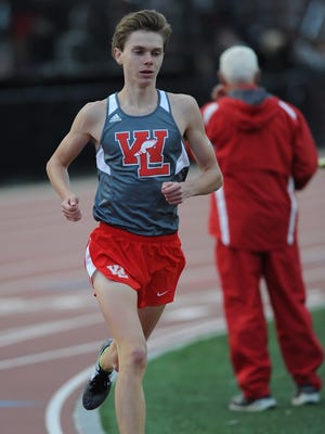 One lap into Tuesday's 3200 meter run, West Side's Evan Johnson had established a commanding lead on the pack.