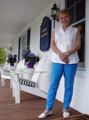 Diane Taillon, a real estate broker, has reopened a historic hotel in Ephraim and is adding a garden with waterfalls for events that accommodate up to 300 people.