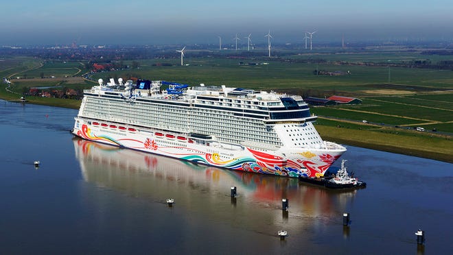 First Look Inside Norwegian Cruise Line S Giant New Ship