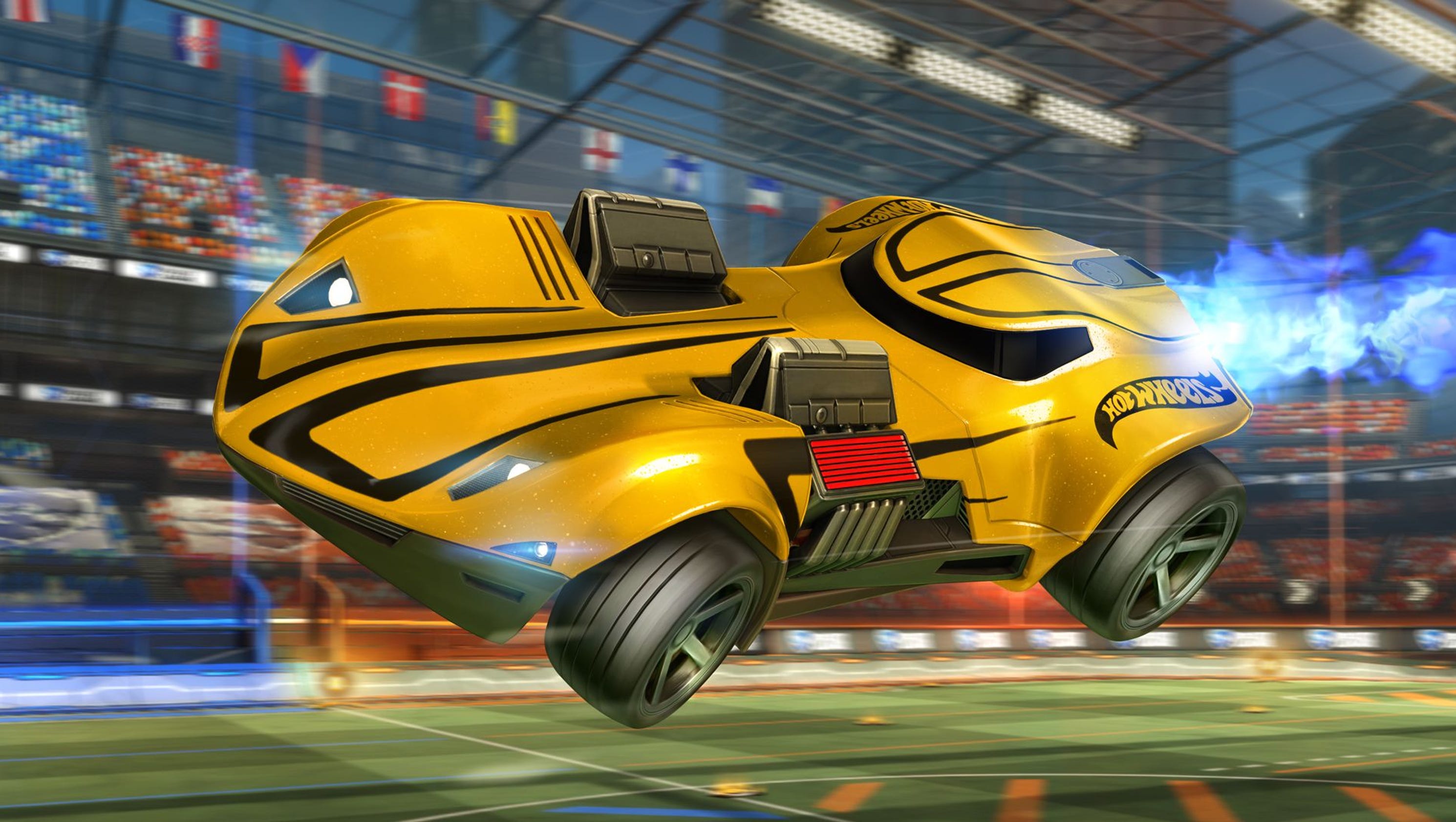 rocket league hotwheels cars