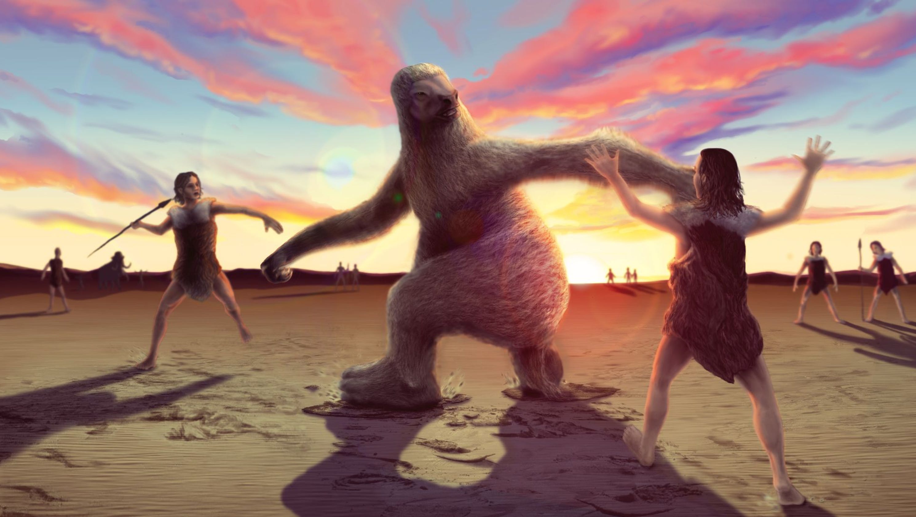 Giant ground sloths hunted by ancient humans more than 11,700 years ago