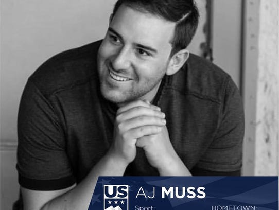 A.J. Muss' official Olympic portrait.