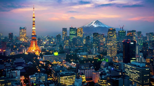 1. Tokyo, Japan     • Estimated population in 2021