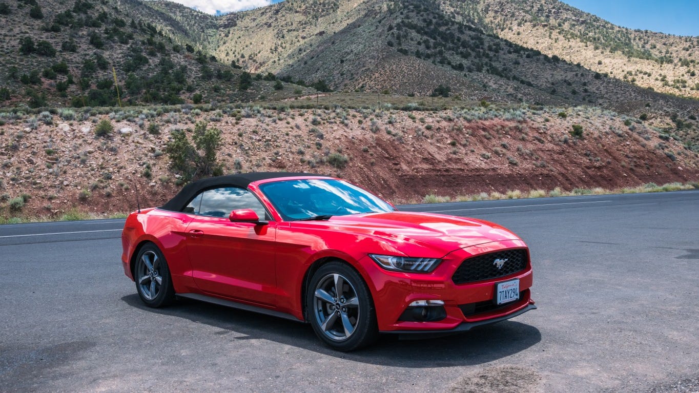 9. Ford Mustang     • Total sales, 2021:  52,384     • MSRP:  $27,470