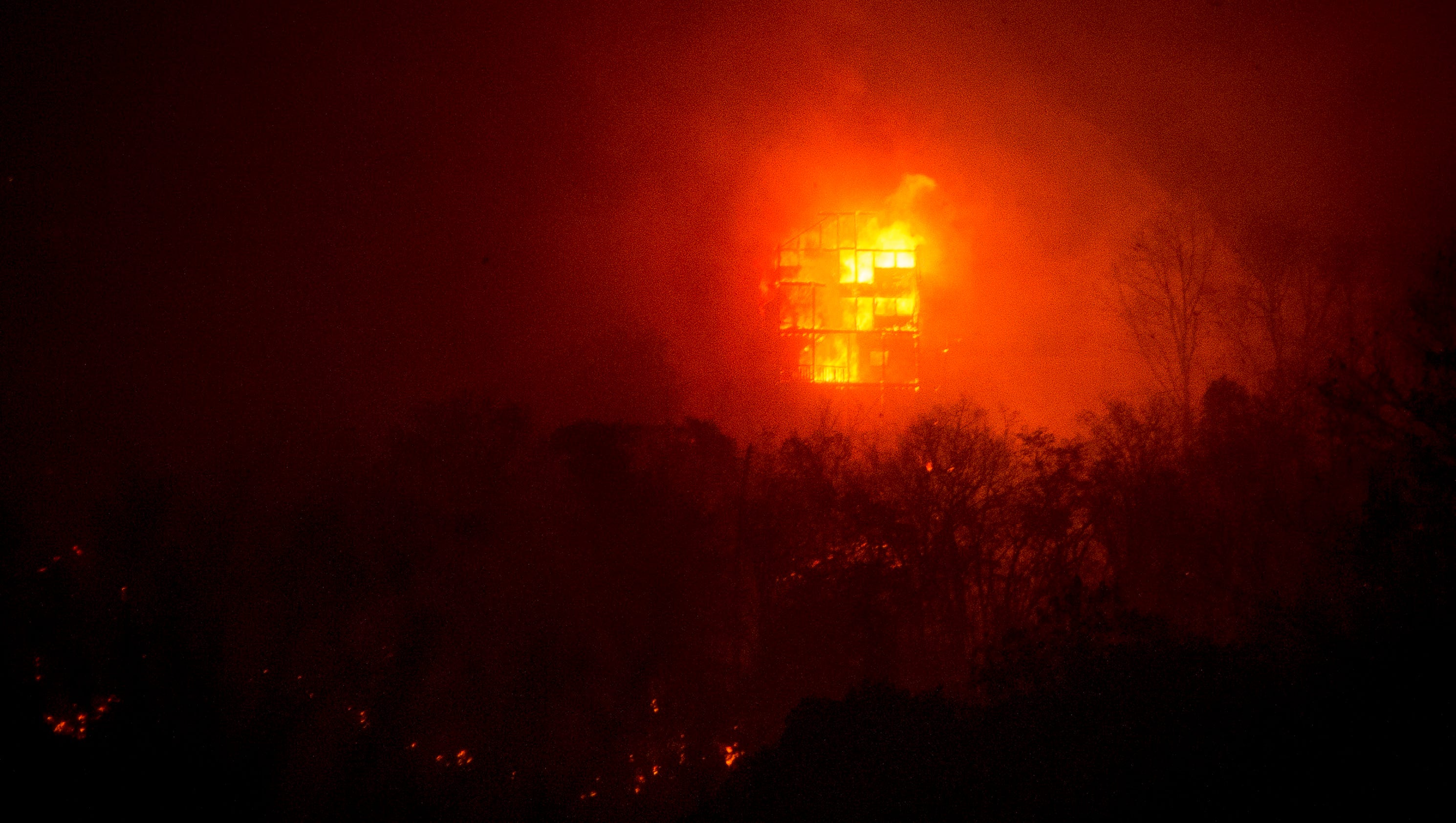 MAP Businesses burned in Gatlinburg fire
