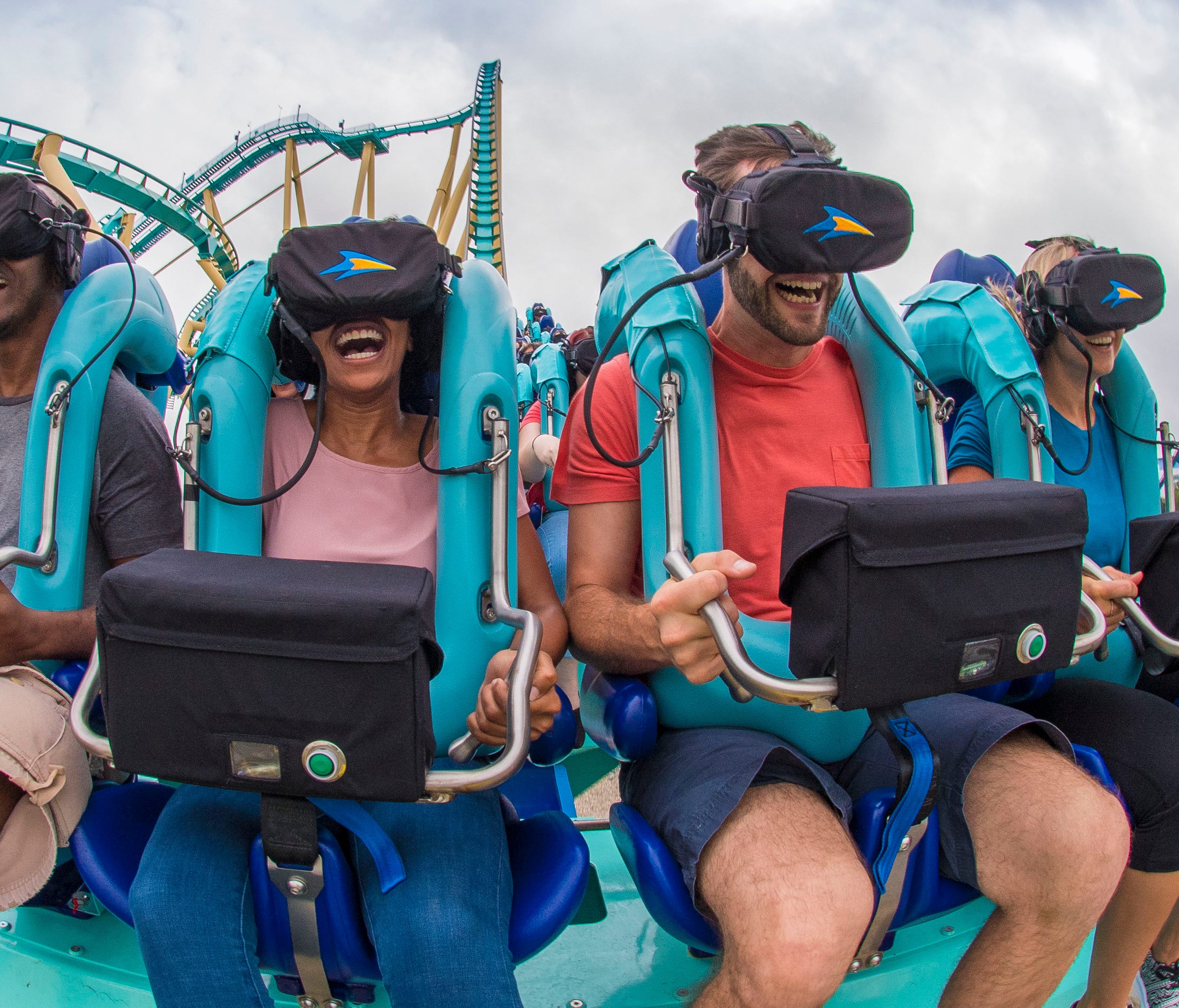 Virtual reality has so far mostly been used as an overlay on existing rides. Due to limitations in factors such as image quality, gear portability, and glitchy performance, it remains largely a novelty at parks.