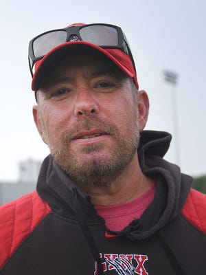 Brandon Valley High School coach Chad Garrow.