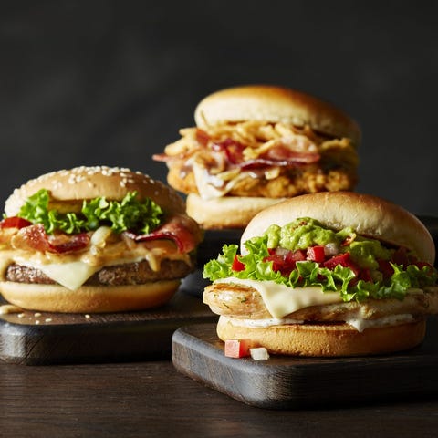 The McDonald's Signature Crafted Recipes line are...