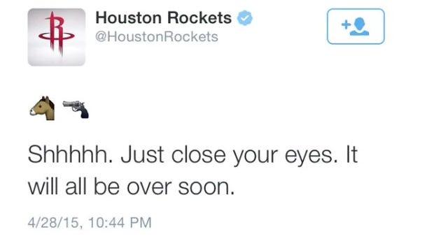 This Tweet led to the firing of the Houston Rockets' digital editor.