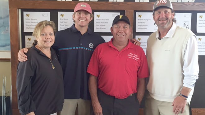 Winners of the FHS Booster Golf Tournament at Greystone Golf Club in Dickson were Cindy Story, Jack Story, Dennis Hargis and Brad Story with a score of 54.