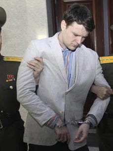 Otto Warmbier detained for a 'hostile act.'