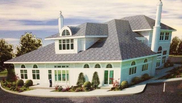 A rendering of the proposed mosque for the Liberty Corner section of Bernards.