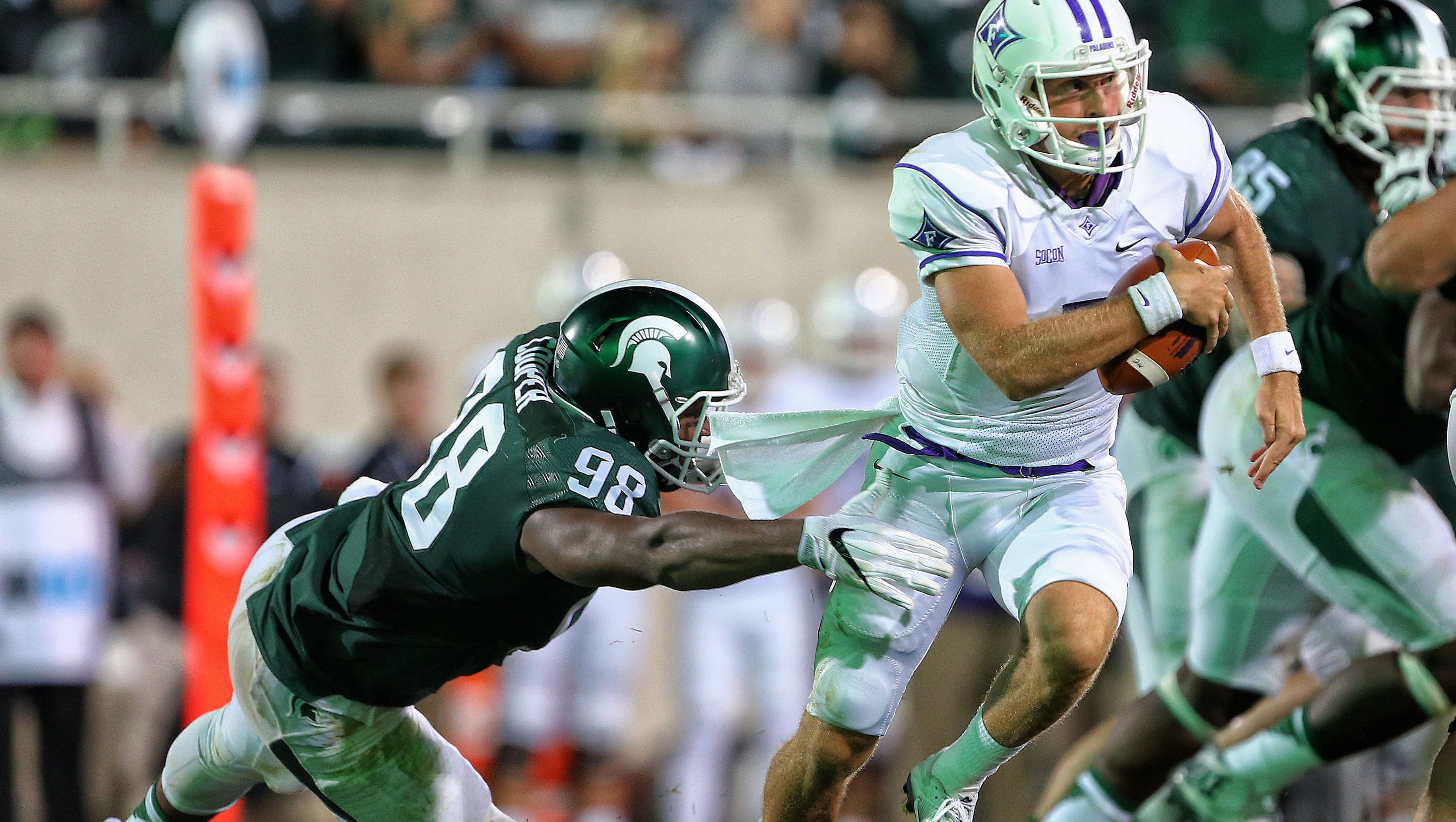 Inexperienced Michigan State D Line Solid Not Satisfied After Furman