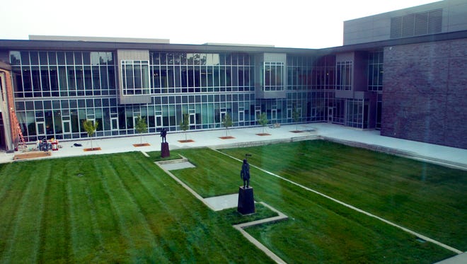 Bloomfield High School, shortly before it opened to students in fall 2015.