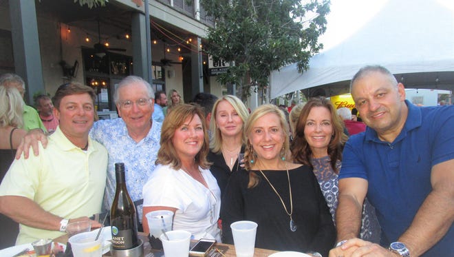 Matt Roth, Larry Campisi, Gerilyn Roth, Molly Mouton, Kim Ronquillo, Lisa and Stephen Duhon