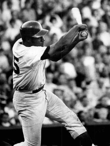 Rochester Red Wings player Don Baylor is seen in this
