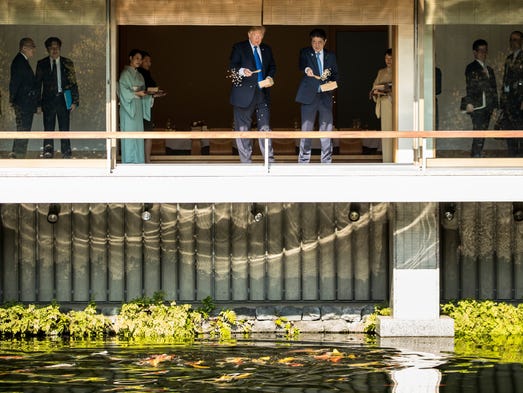 President Trump and Japanese Prime Minister Shinzo