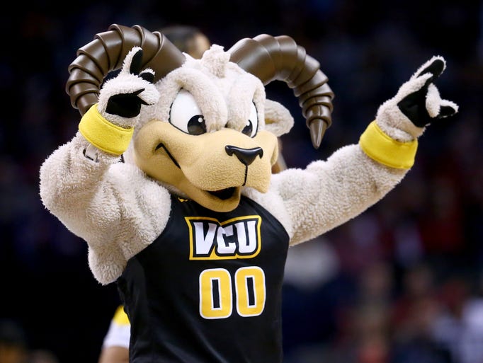 NCAA tournament mascots in action