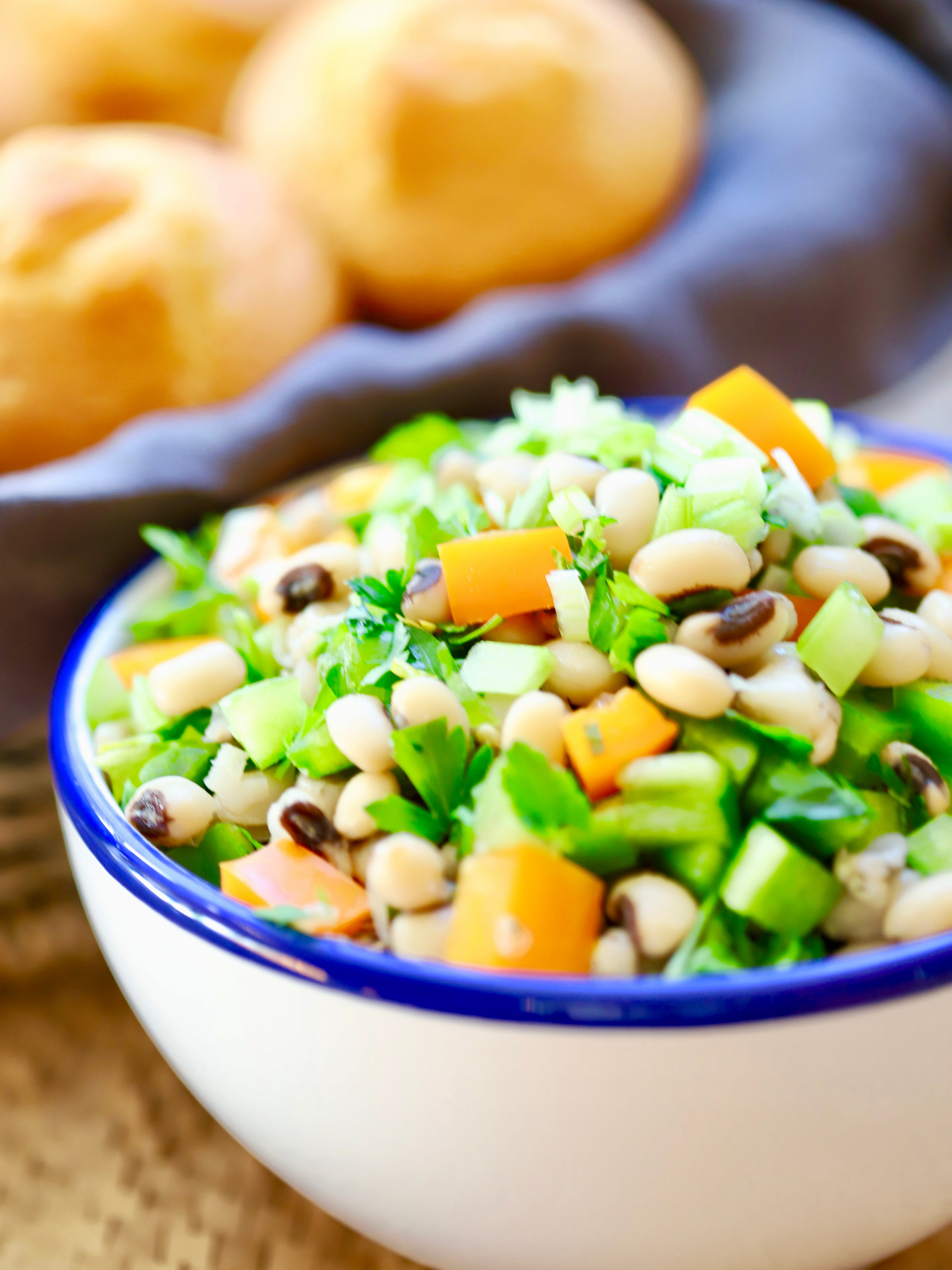Get A Healthy Serving Of Good Luck With Black Eyed Pea Salad
