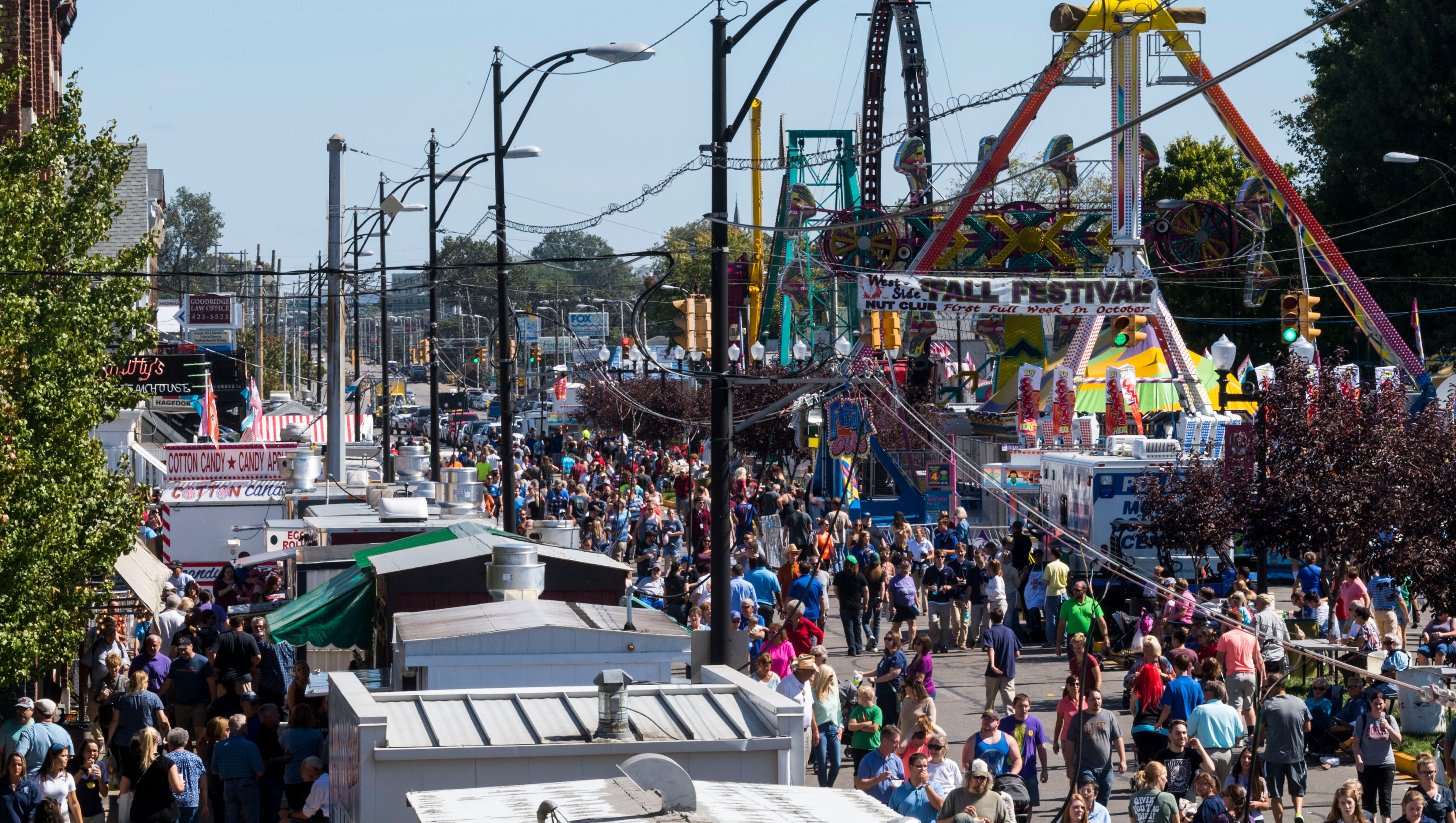 West Side Nut Club Fall Festival booth scratches decadesold menu