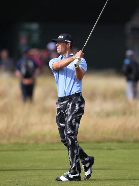 Horschel, in snakeskin pants, misses cut at British Open