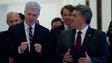 Gorsuch walks with Sen. Cory Gardner, R-Colo., on Capitol