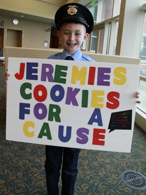 Jeremie Bordua organized a thank you party for police officers because he thought they were being viewed negatively. He baked 400 dozen cookies and ended up raising around $10,000. Jeremie was awarded a $250 Y-PIF Award last year.
