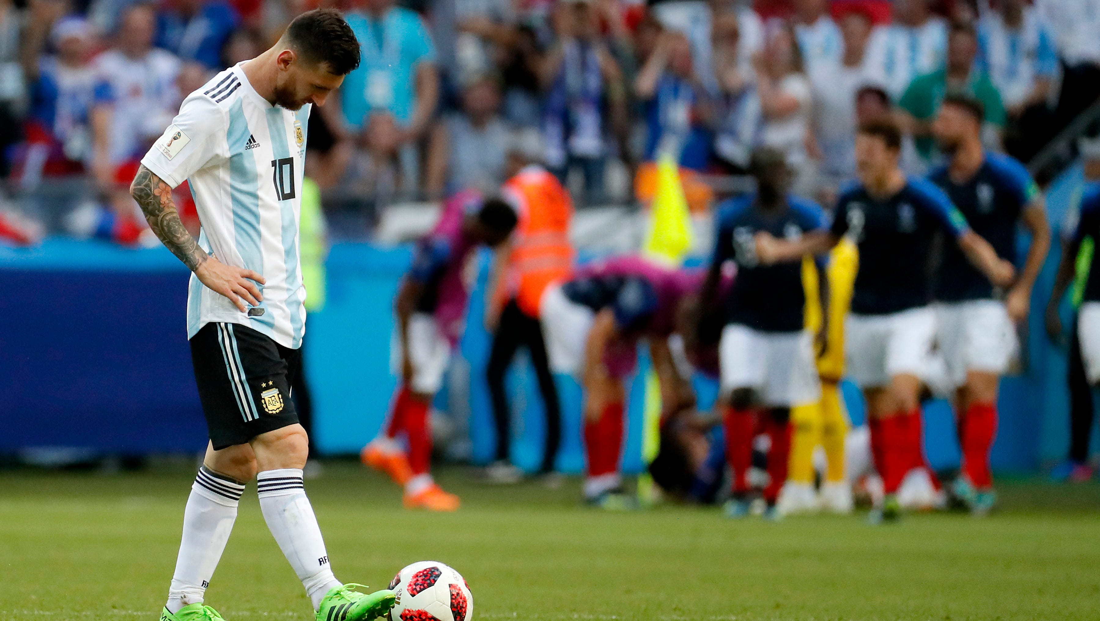 World Cup Messi Disappears Argentina Eliminated By France
