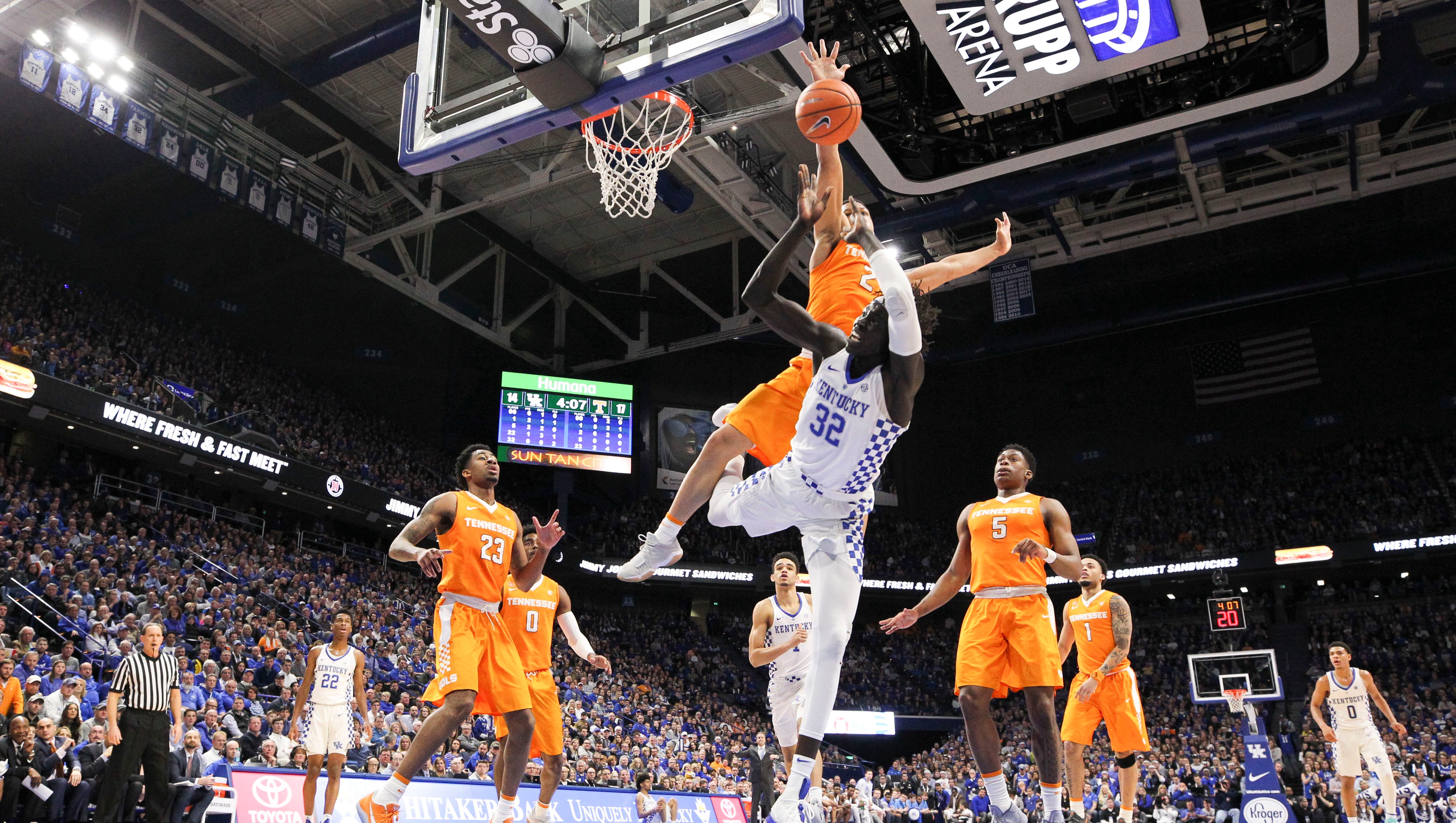 Uk Basketball Folds Down The Stretch Against Tennessee Volunteers