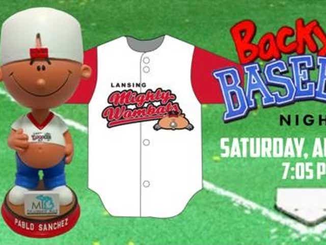 Mighty Wombats Pablo Sanchez Bobblehead On Backyard Baseball Night