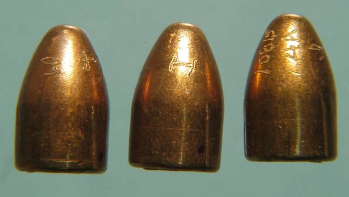 Identification bullet old lead Cartridge Identification: