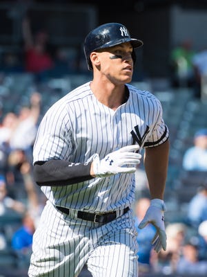 Aaron Judge set an MLB rookie record with 52 home runs in 2017.