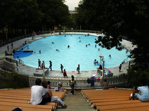Moores Park Pool is one of the few Bintz pools still operating