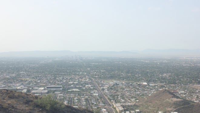 With the recent wildfire in California, meteorologists from the Arizona Department on Environment Quality are seeing hazy skies in the Valley.