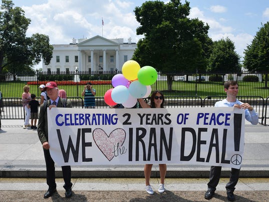 Image result for photos of trump talking about iran