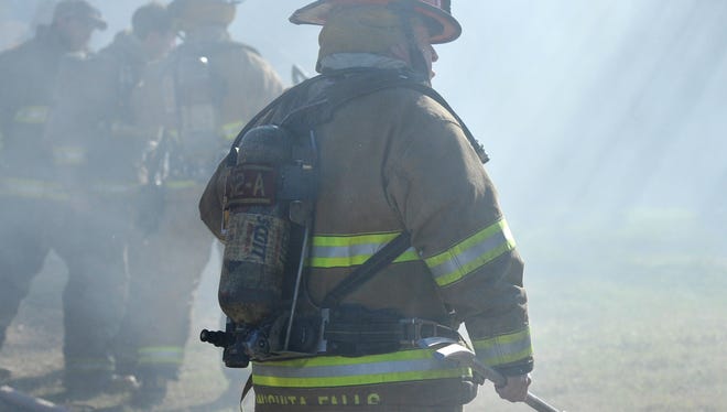 Wichita Falls firefighters at work.