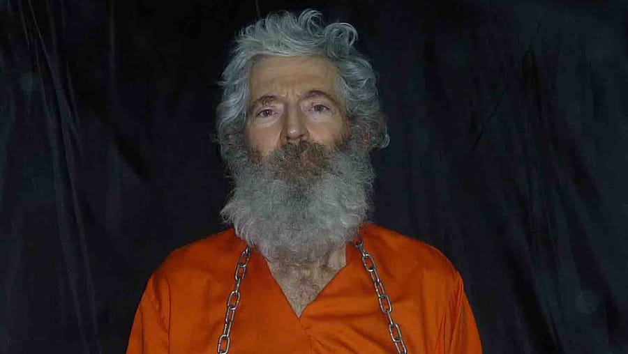 This undated handout photo provided by the family of Robert Levinson, shows retired-FBI agent Robert Levinson in a photo the family received in April 2011.