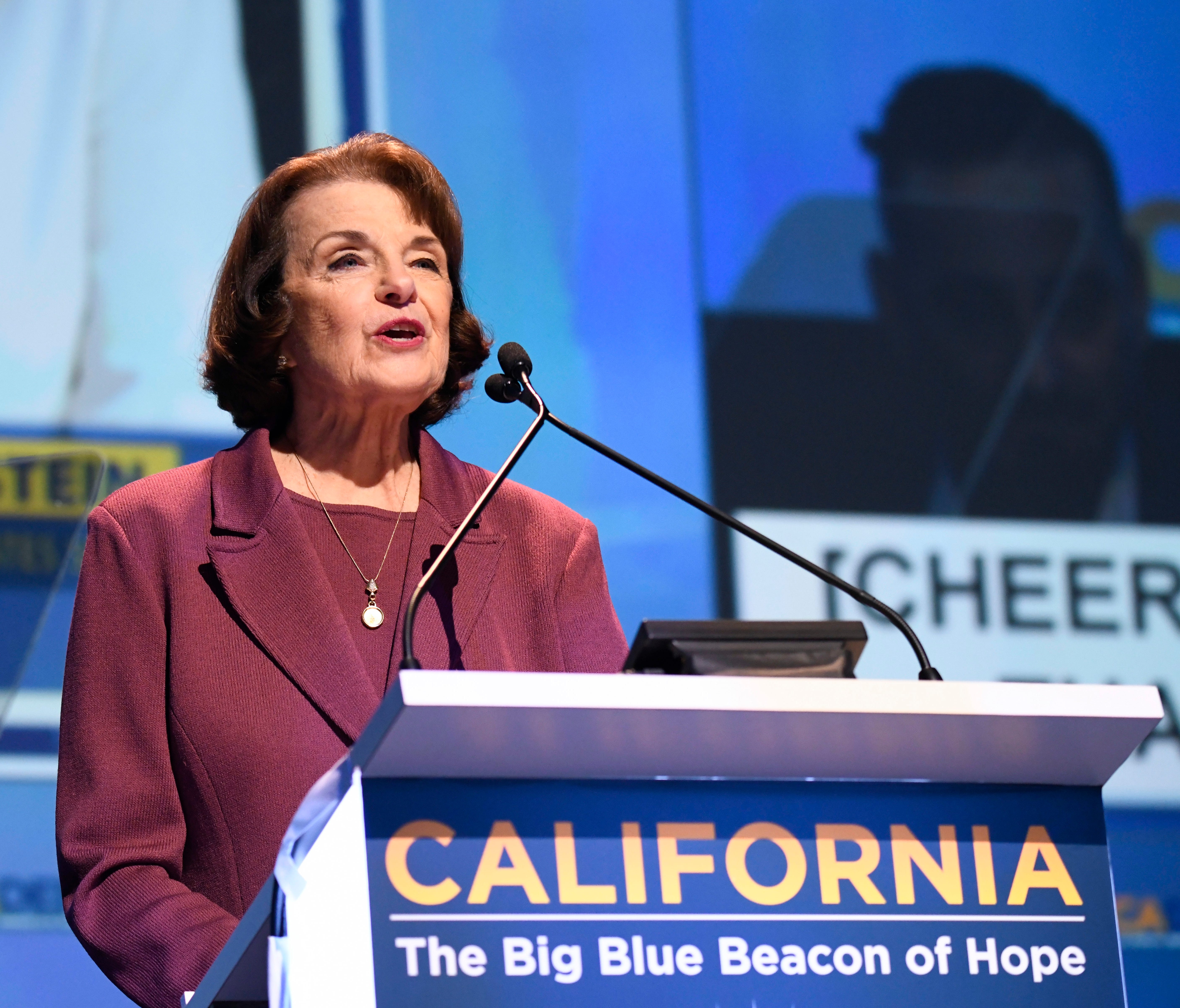 Dianne Feinstein on Feb. 24, 2018