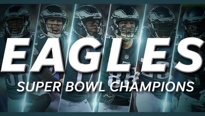Eagles are Super Bowl champs, printable sign