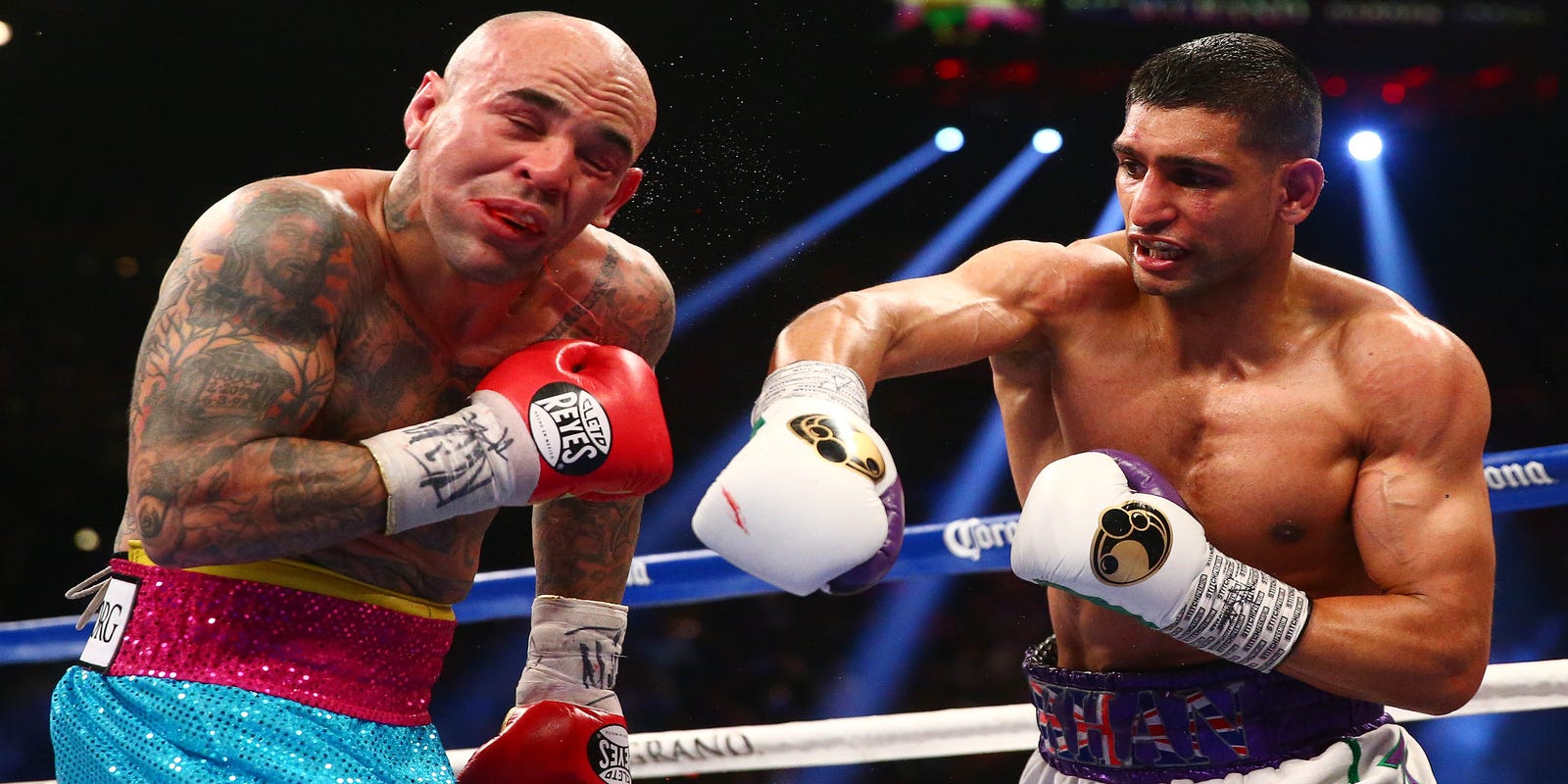 Amir Khan dominates Luis Collazo eyes Floyd Mayweather